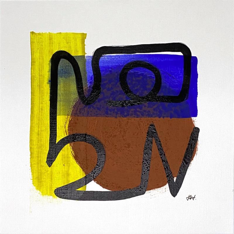 Painting Edge of the 70's by Elliot Clara | Painting Abstract Acrylic Ink