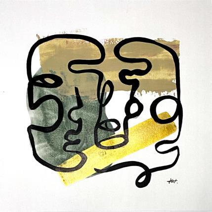 Painting Statues by Elliot Clara | Painting Figurative Acrylic, Ink Portrait