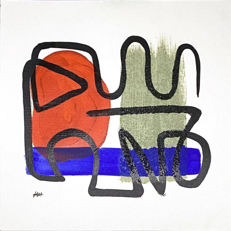 Gemälde Elementary way von Elliot Clara | Gemälde Abstrakt Acryl Tinte