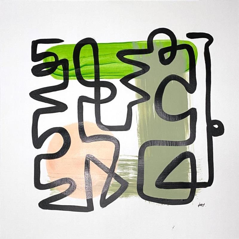 Painting Walk of life by Elliot Clara | Painting Abstract Acrylic Ink