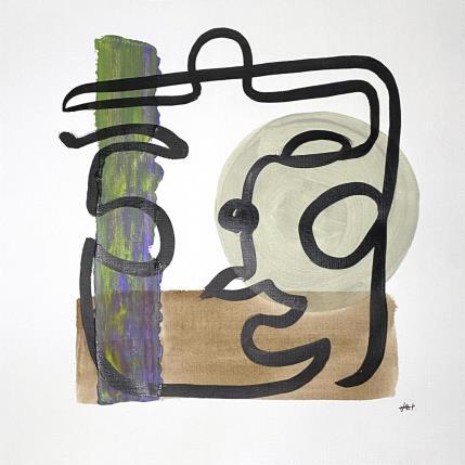 Painting Pietra by Elliot Clara | Painting Figurative Acrylic, Ink Portrait