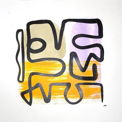 Painting Totem by Elliot Clara | Painting Abstract Acrylic, Ink