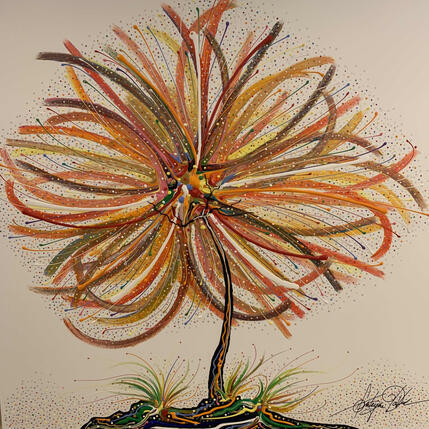 Peinture Le beau Niçois par Fonteyne David | Tableau Figuratif Acrylique