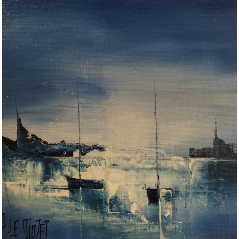 Painting Comp colmarine 722 by Le Diuzet Albert | Painting Figurative Oil