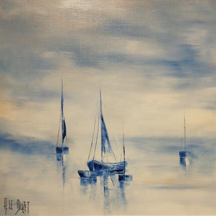 Painting Marine compo 228b by Le Diuzet Albert | Painting Figurative Oil