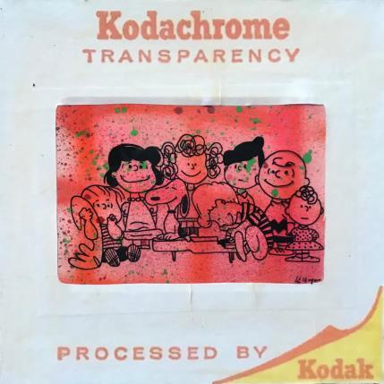 Peinture Snoopy et ses amis diapo par Kikayou | Tableau Pop-art Acrylique, Collage, Graffiti Icones Pop