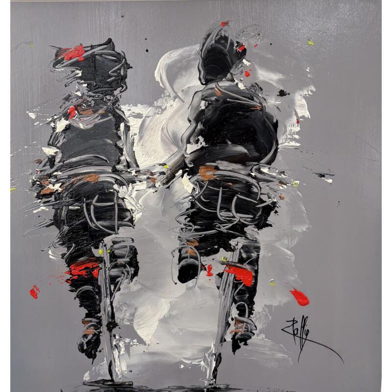 Pintura Toi et moi por Raffin Christian | Pintura Figurativo Aceite