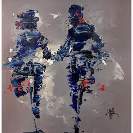 Painting Main dans ta main by Raffin Christian | Painting Figurative Oil