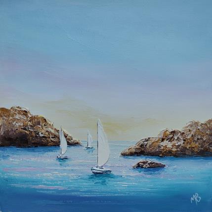 Peinture Un rêve se réalise par Blandin Magali | Tableau Figuratif Huile Paysages