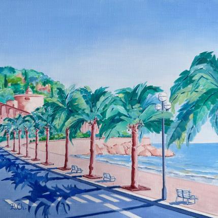 Painting Le flot by Chassagnette Béatrice | Painting Figurative Oil Landscapes, Pop icons