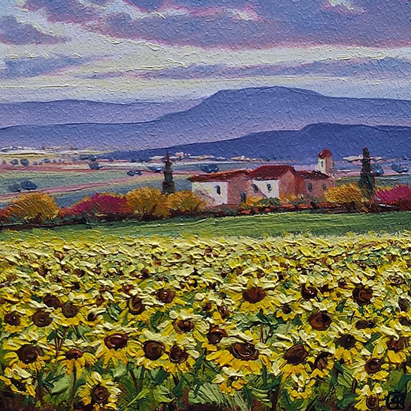 Painting They look at me with joy by Requena Elena | Painting Figurative Landscapes Oil