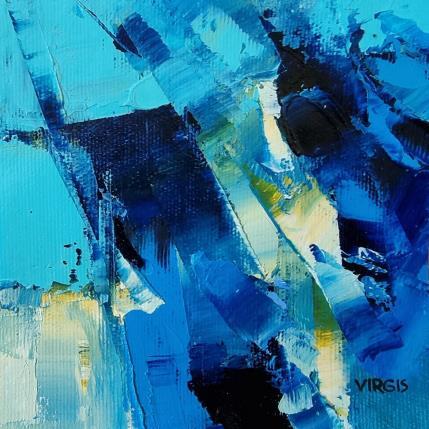 Painting Reflection in water by Virgis | Painting Abstract Oil Minimalist