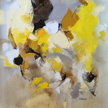 Peinture A light hearted phenomenon par Virgis | Tableau Abstrait Huile Minimaliste