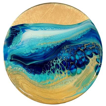 Peinture Profondeurs Marines 2163 par Depaire Silvia | Tableau Abstrait Acrylique Marine, Paysages