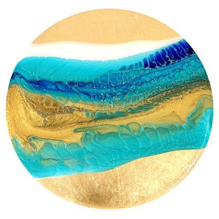 Painting Profondeurs Marines 2165 by Depaire Silvia | Painting Abstract Acrylic Landscapes, Marine, Minimalist