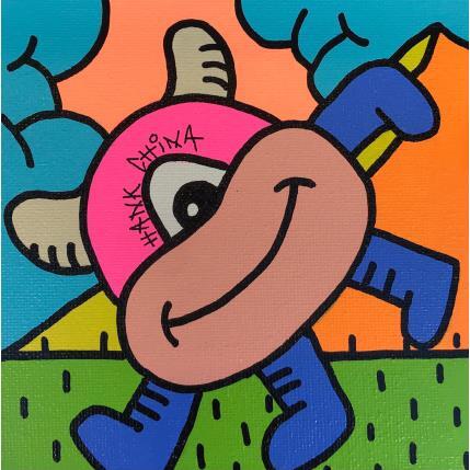 Painting LSD three by Hank China | Painting Pop-art Acrylic, Posca