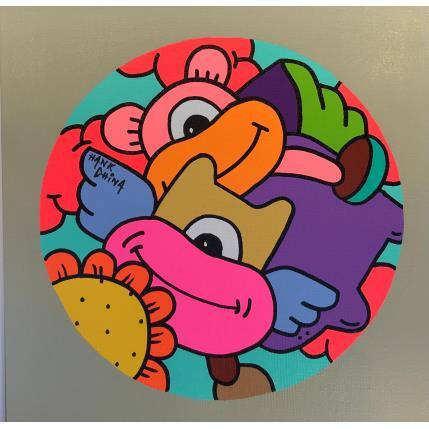 Gemälde Rem one von Hank China | Gemälde Pop-Art Acryl, Posca