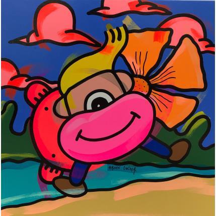 Painting Fun six by Hank China | Painting Pop-art Acrylic, Posca