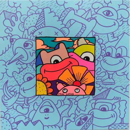 Pintura Graff One por Hank China | Pintura Pop art Acrílico, Posca