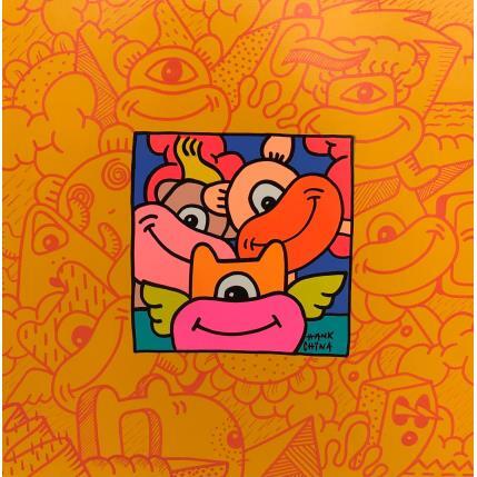 Painting Graff Two by Hank China | Painting Pop-art Acrylic, Posca