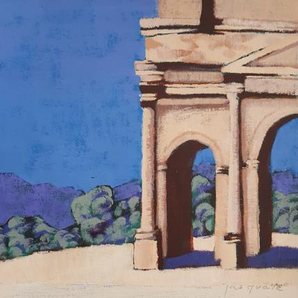 Painting Orange by Pasquale | Painting Figurative Acrylic Architecture, Landscapes, Nature, Pop icons