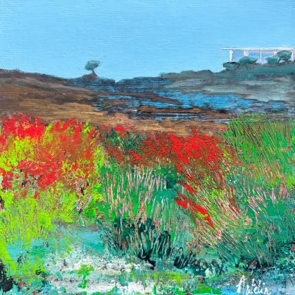 Painting Philip Island by Autelin Florence | Painting Figurative Acrylic Landscapes, Marine, Nature, Pop icons