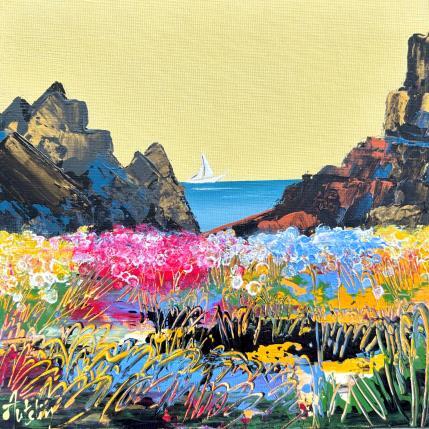 Gemälde Sierra Lucia von Autelin Florence | Gemälde Figurativ Acryl Landschaften, Marine, Natur, Pop-Ikonen