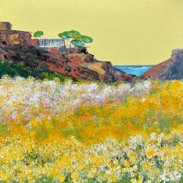 Peinture Plein soleil par Autelin Florence | Tableau Figuratif Acrylique Marine, Nature, Paysages