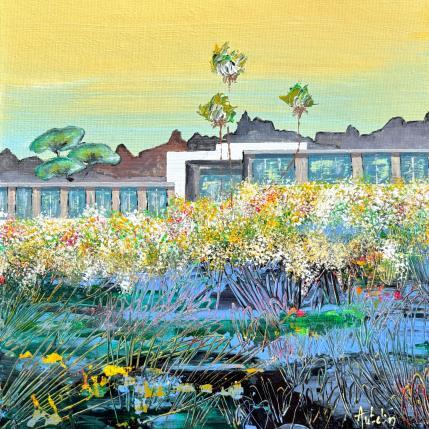 Painting Nevada by Autelin Florence | Painting Figurative Acrylic Architecture, Landscapes, Nature