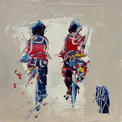 Peinture Ensemble par Raffin Christian | Tableau Figuratif Huile Scènes de vie