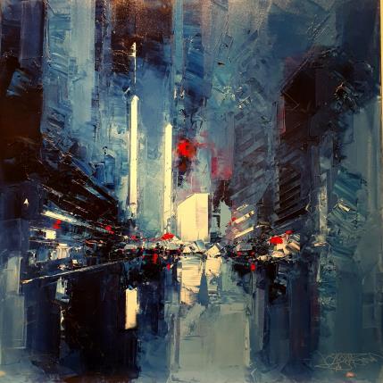 Pintura City Blues por Castan Daniel | Pintura Figurativo Aceite