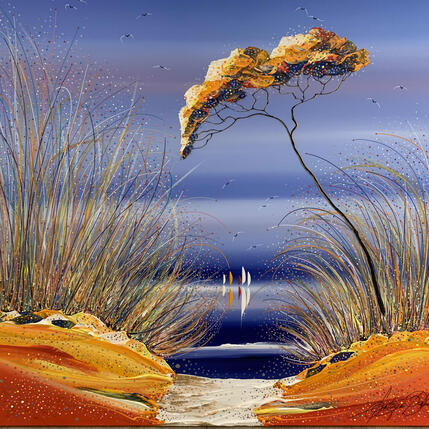 Painting Destination bonheur by Fonteyne David | Painting Figurative Acrylic