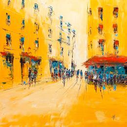Painting Paris Paris by Raffin Christian | Painting Figurative Oil Urban