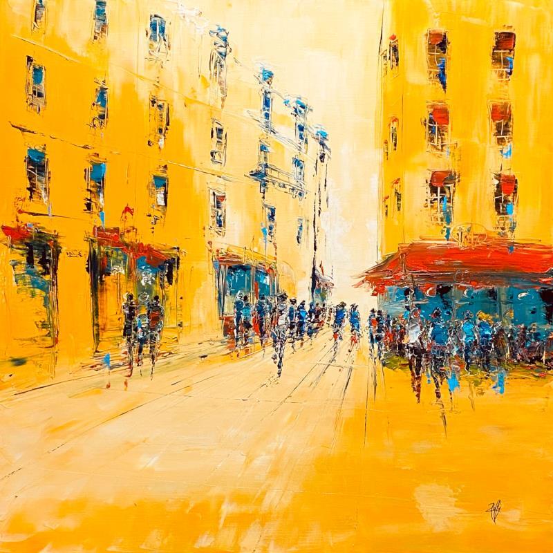 Peinture Paris Paris par Raffin Christian | Tableau Figuratif Urbain Huile