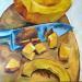 Pintura Let's cook pumpkin soup por Ulrich Julia | Pintura Figurativo Madera Aceite