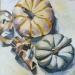 Painting Teddis pumpkins by Ulrich Julia | Painting Figurative Wood Oil