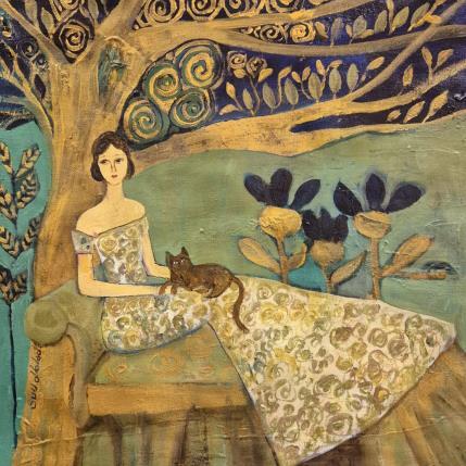 Peinture Starry sky par Sundblad Silvina | Tableau Figuratif Acrylique, Pastel