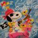 Pintura Snoopyrate por Lemoine Mael | Pintura Pop art Iconos pop Graffiti Acrílico