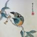 Painting Bird by Yu Huan Huan | Painting Figurative Animals Ink