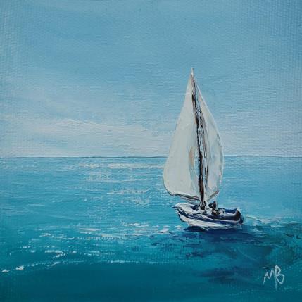 Painting A demain ! by Blandin Magali | Painting Figurative Oil Landscapes