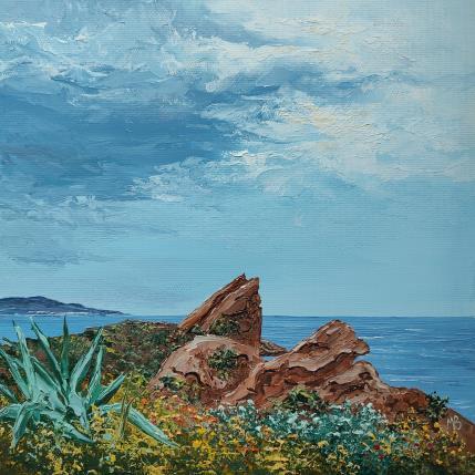 Peinture La Ciotat avant l'orage par Blandin Magali | Tableau Figuratif Huile Paysages