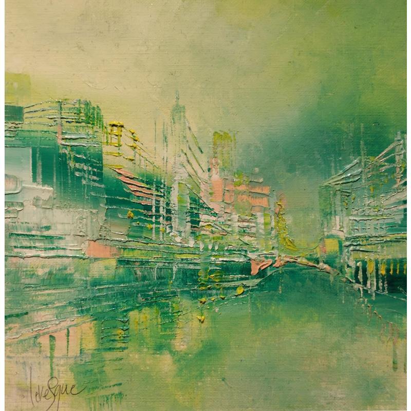 Painting Filtre vert by Levesque Emmanuelle | Painting Oil