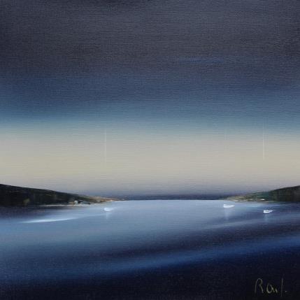 Peinture Emotions marines 68 par Roussel Marie-Ange et Fanny | Tableau Figuratif Huile Marine, Minimaliste