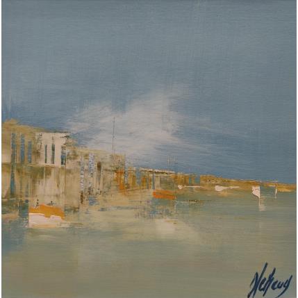 Painting le nuage by Héraud Alain | Painting Figurative Oil Landscapes, Marine, Pop icons