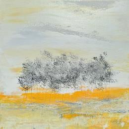 Painting Habiter le monde by Escolier Odile | Painting Figurative Acrylic Nature