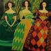 Painting The girls of velazquez by Sundblad Silvina | Painting Naive art Acrylic Pastel