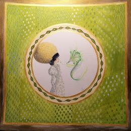 Painting Pensi che sia questa la vera ragione?  by Nai | Painting Surrealism Acrylic, Gluing Animals, Marine, Nature