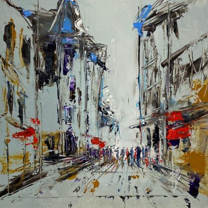 Painting Vieille ville by Raffin Christian | Painting Figurative Oil Pop icons, Urban