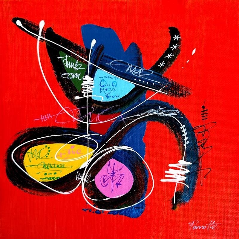 Peinture KOKI par Perrotte | Tableau Art Singulier Acrylique