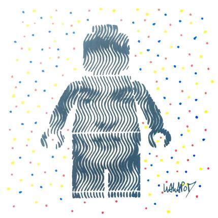 Peinture Lego frida par Wawapod | Tableau Pop-art Acrylique, Posca Icones Pop